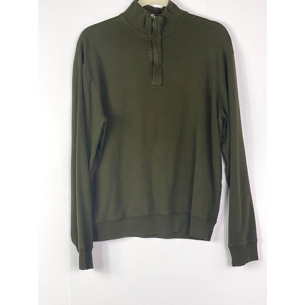 Polo Golf by Ralph Lauren Olive Green 1/4  Zip Pullover, Men's size Medium